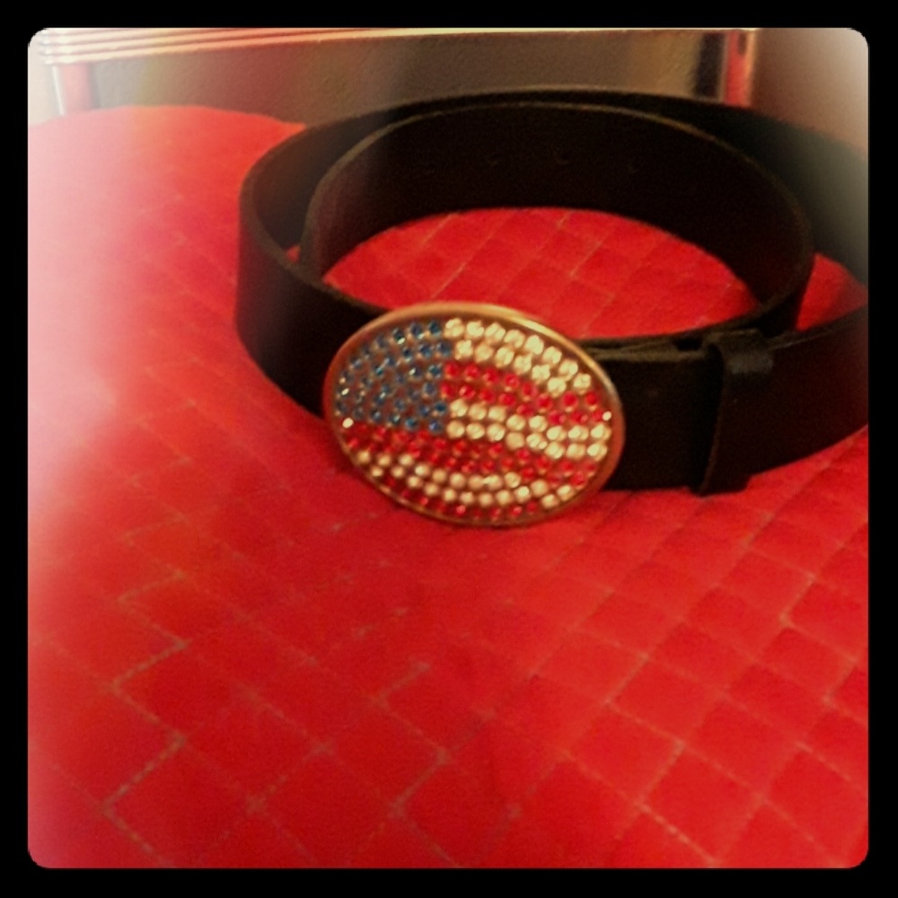 Leather belt